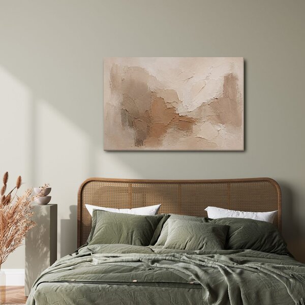 Quadro su tela – Struttura beige in rilievo