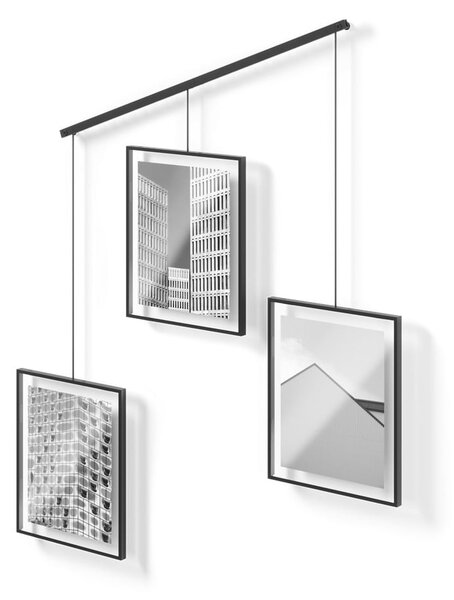 Cornici da parete in metallo nero in set di 3 pezzi 73x82 cm Exhibit - Umbra