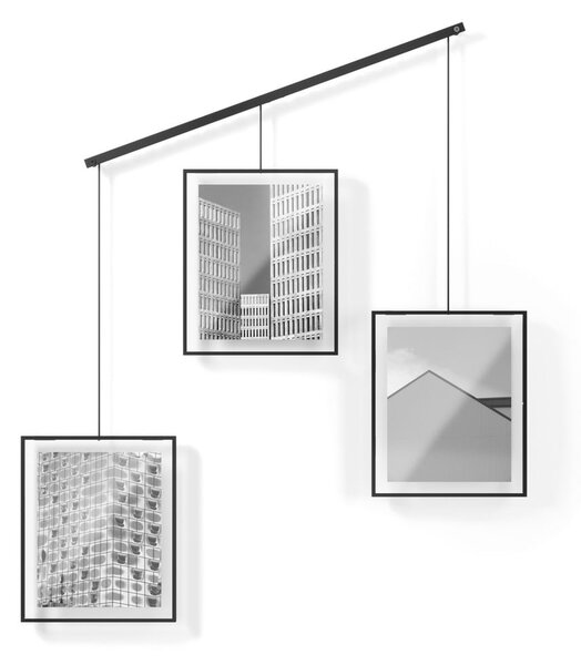 Cornici da parete in metallo nero in set di 3 pezzi 73x82 cm Exhibit - Umbra