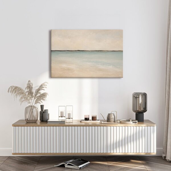 Quadro su tela – Calma superficie marina beige