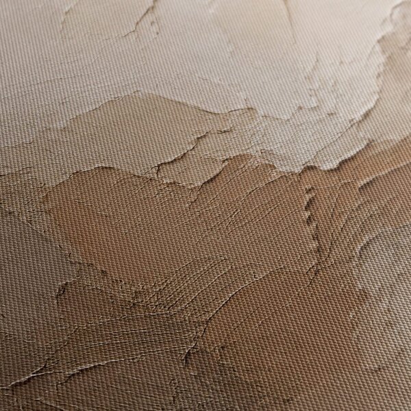Quadro su tela – Struttura beige in rilievo