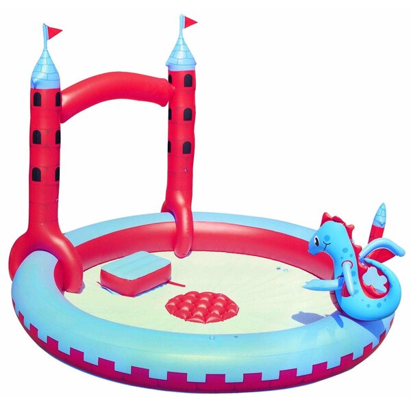 Piscina Castello Gonfiabile per Bambini 221x193x150 cm in Vinile Bestway 53037
