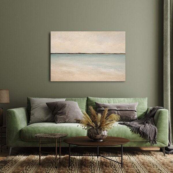 Quadro su tela – Calma superficie marina beige