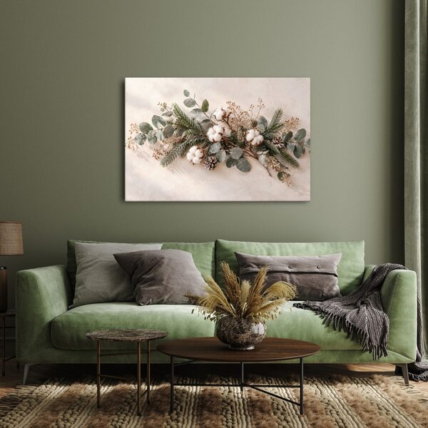 Quadro su tela – Composizione invernale con cotone