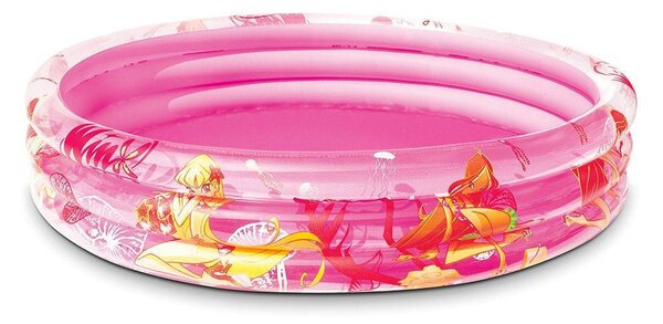 Piscina Gonfiabile per Bambini 3 Anelli Ø152x30 cm Bestway 92007 Winx Rosa