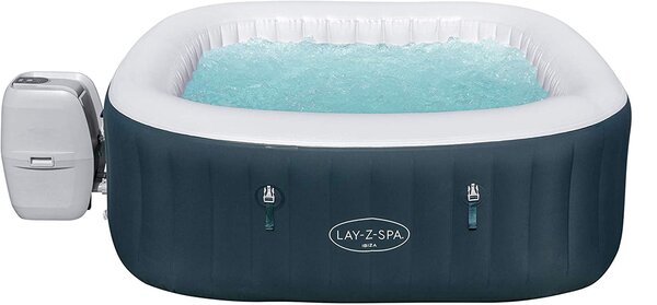 Piscina Idromassaggio Gonfiabile Riscaldata Ø180 cm 6 Persone Bestway Ibiza Lay-Z Air Jet