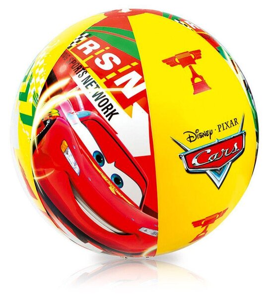 Palla Pallone Gonfiabile da Mare Spiaggia Piscina Ø61 cm Cars Intex