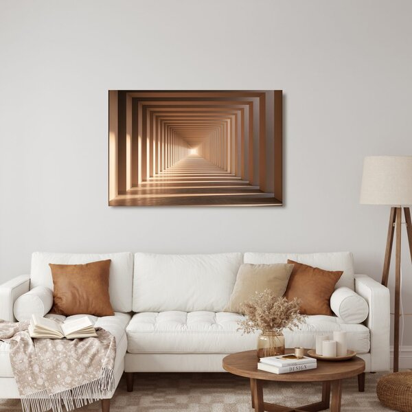 Quadro su tela – Passaggio luminoso verso l’infinito