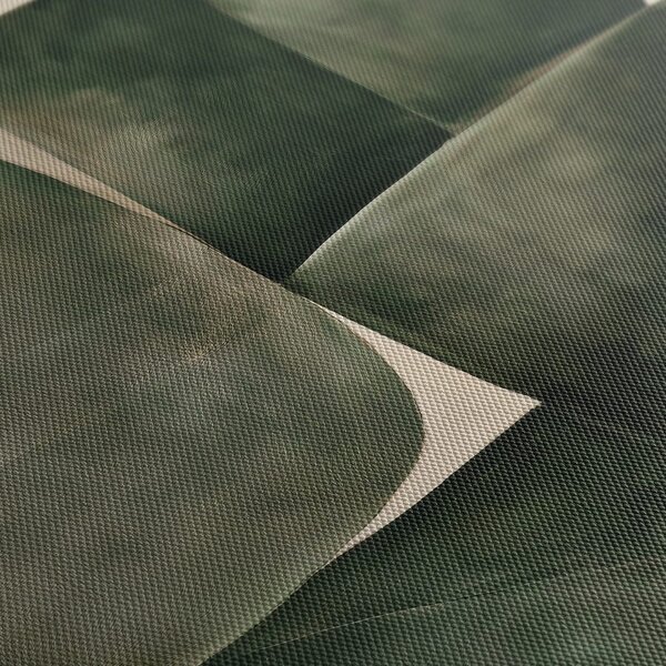 Quadro su tela – Forme organiche verde scuro