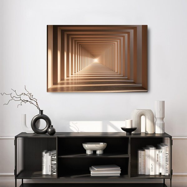 Quadro su tela – Passaggio luminoso verso l’infinito