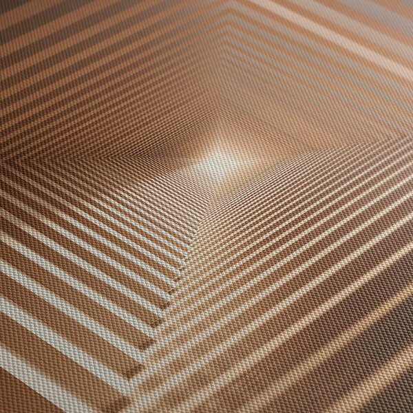 Quadro su tela – Tunnel prospettico color bronzo
