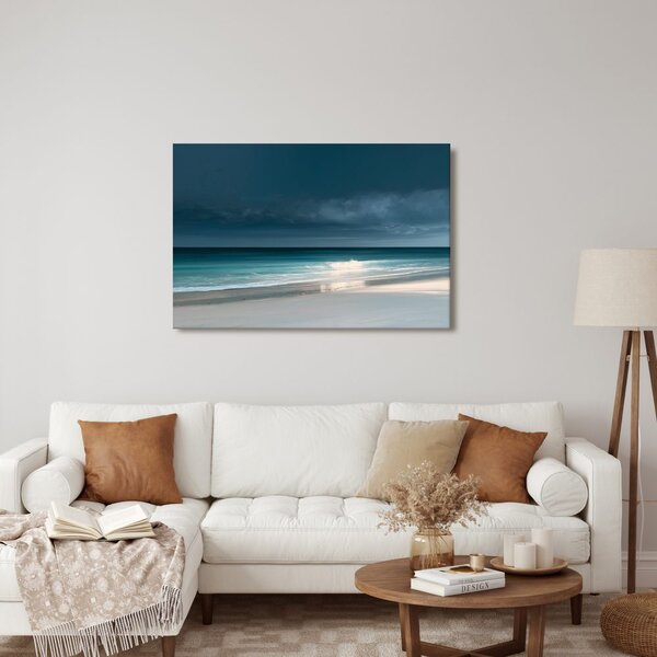 Quadro su tela – Mare silenzioso sotto le nuvole