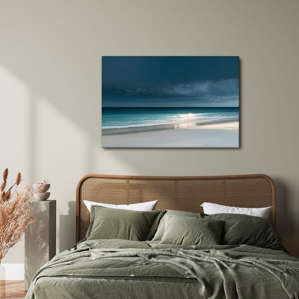 Quadro su tela – Mare silenzioso sotto le nuvole