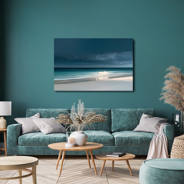 Quadro su tela – Mare silenzioso sotto le nuvole