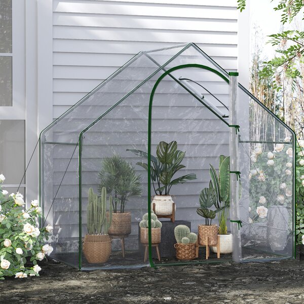 Serra da Giardino in PVC Trasparente 180x105x150 cm