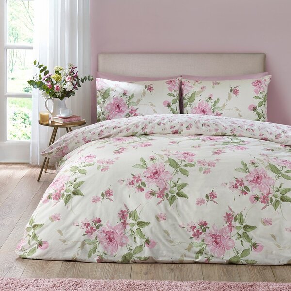 Set copripiumino e federa per letto singolo 135x200 cm Avebury Floral – Catherine Lansfield