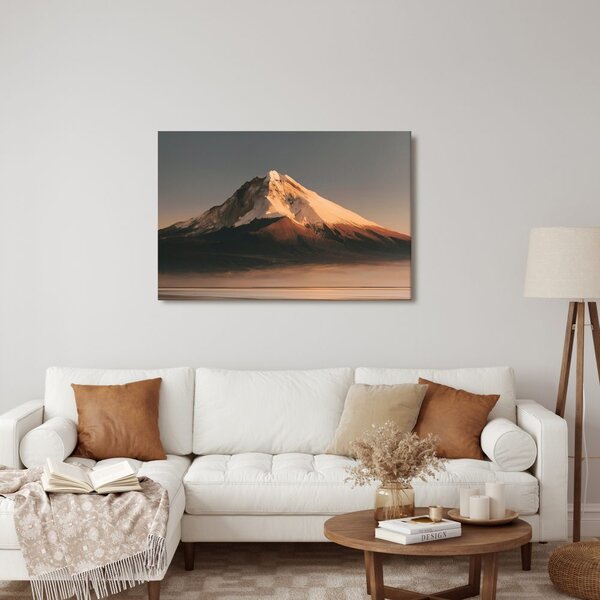 Quadro su tela – Vetta montana al crepuscolo