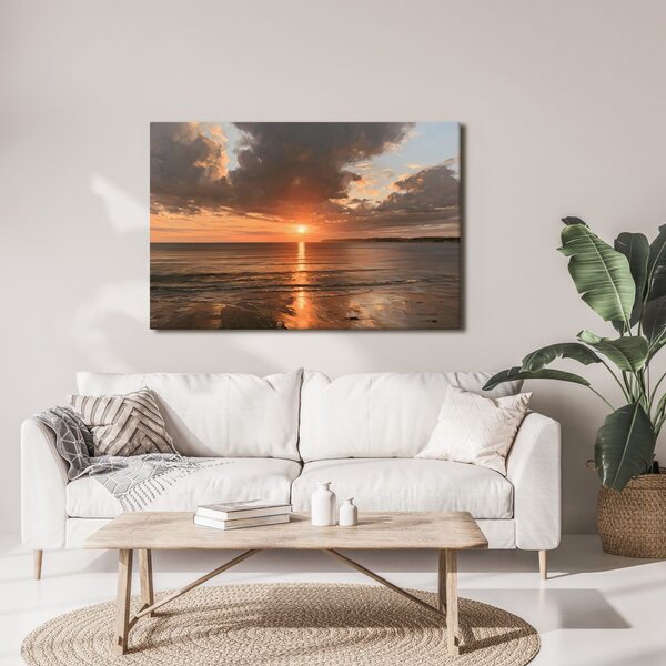 Quadro su tela – Tramonto sul mare