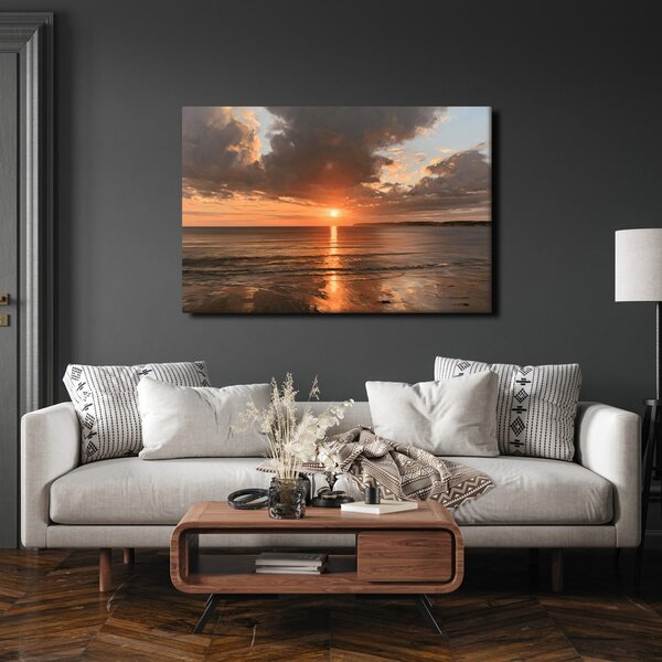 Quadro su tela – Tramonto sul mare
