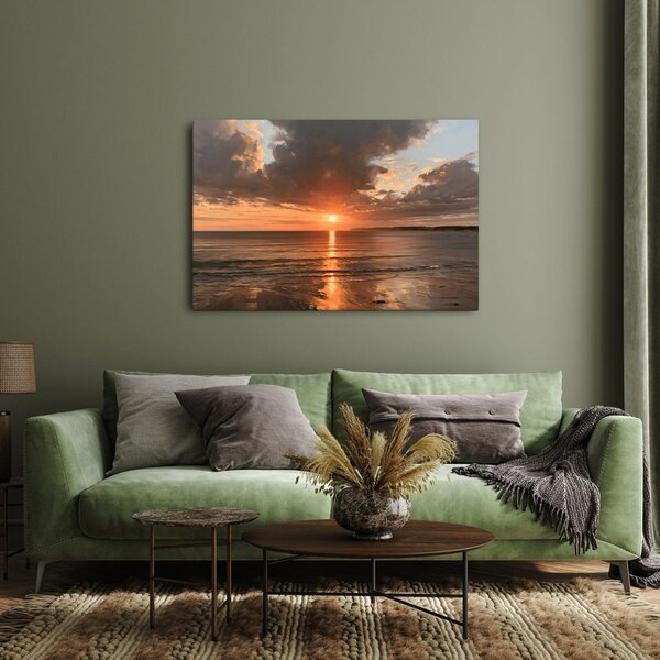Quadro su tela – Tramonto sul mare