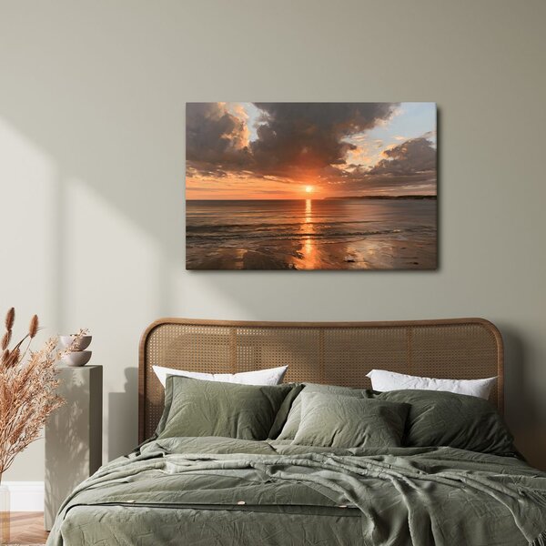 Quadro su tela – Tramonto sul mare