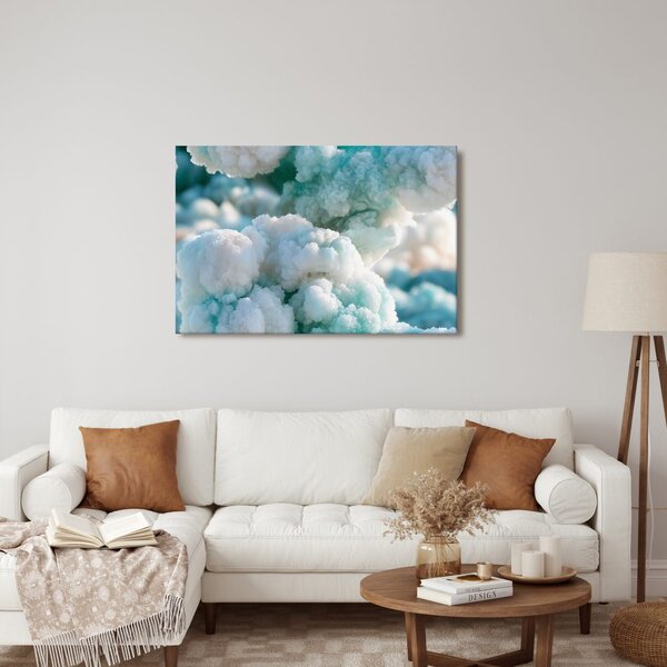 Quadro su tela – Bellezza glaciale dei cristalli turchesi