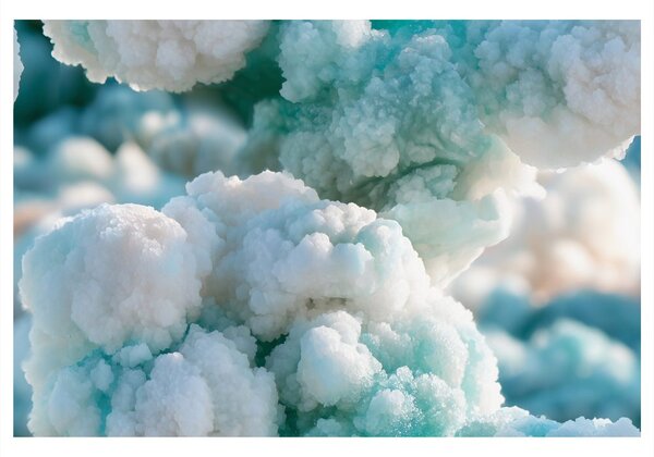 Quadro su tela – Bellezza glaciale dei cristalli turchesi