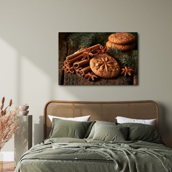 Quadro su tela – Biscotti alla cannella con anice stellato