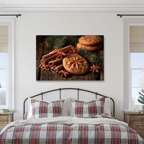 Quadro su tela – Biscotti alla cannella con anice stellato
