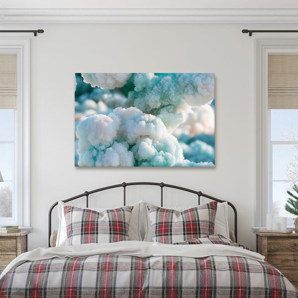 Quadro su tela – Bellezza glaciale dei cristalli turchesi