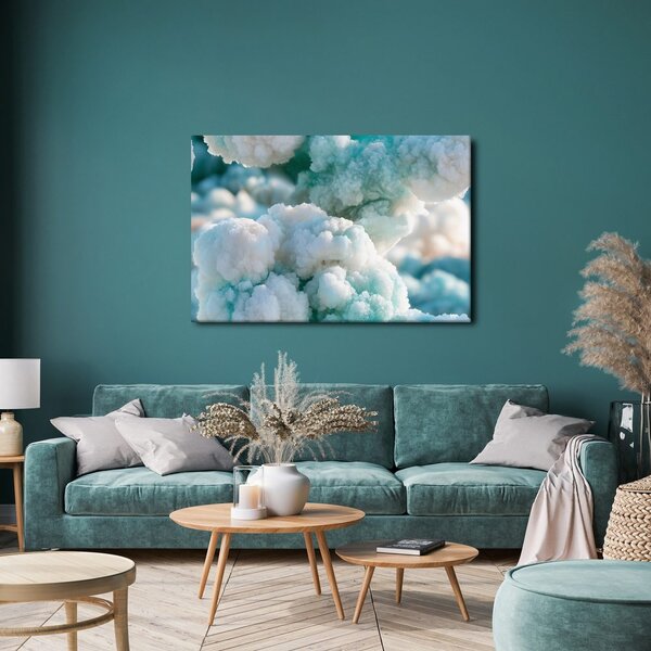 Quadro su tela – Bellezza glaciale dei cristalli turchesi