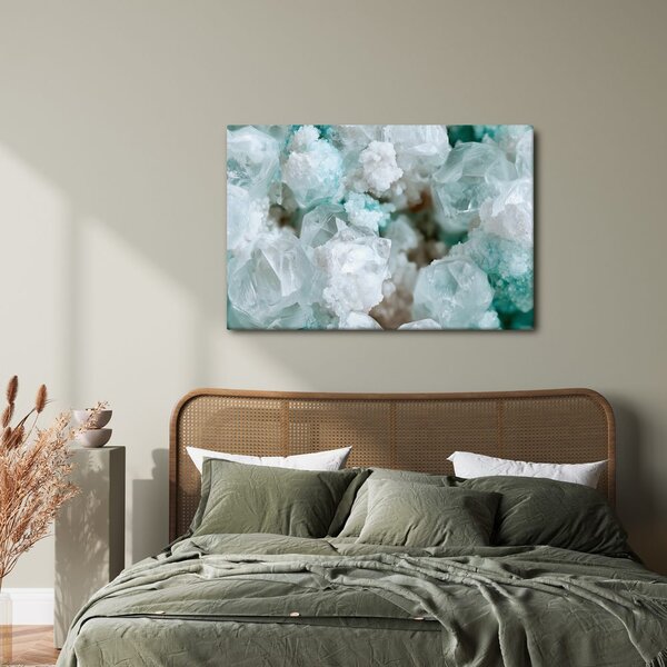 Quadro su tela – Fragile bellezza dei cristalli di montagna