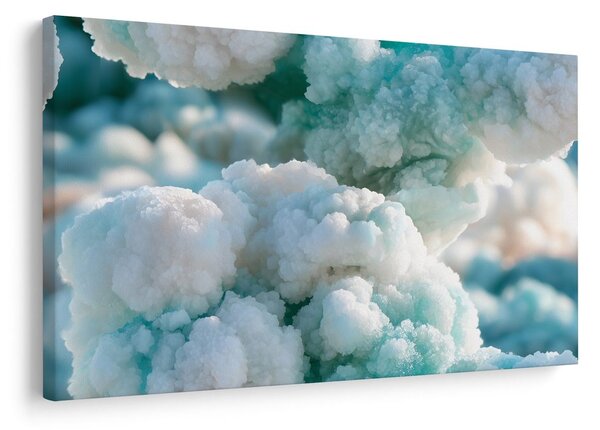 Quadro su tela – Bellezza glaciale dei cristalli turchesi