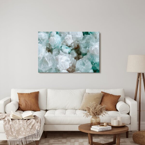 Quadro su tela – Fragile bellezza dei cristalli di montagna