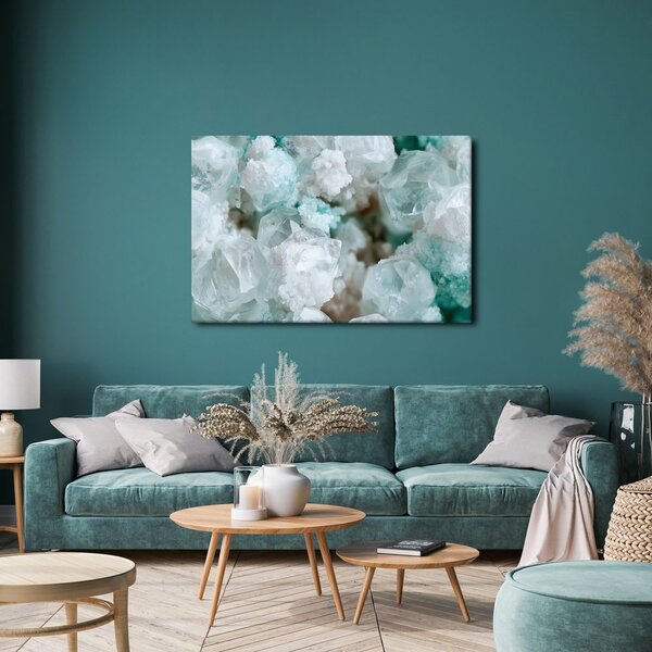 Quadro su tela – Fragile bellezza dei cristalli di montagna