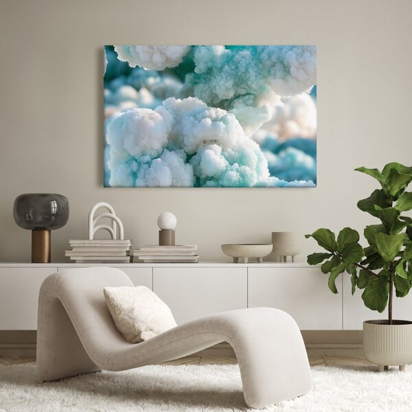 Quadro su tela – Bellezza glaciale dei cristalli turchesi