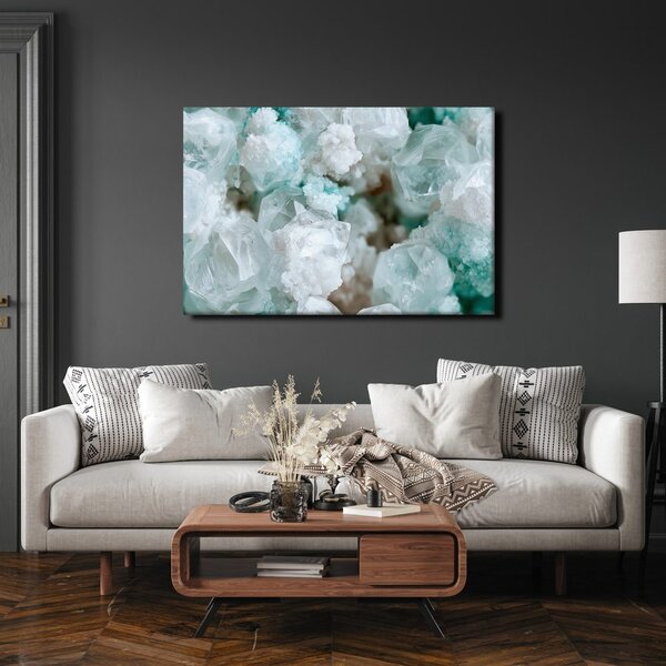 Quadro su tela – Fragile bellezza dei cristalli di montagna
