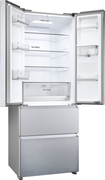 Haier Frigorifero Americano Side By Side No Frost Capacit 444 Litri Classe E colore Argento - HFR5719EWM