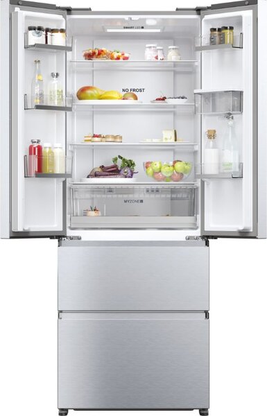 Haier Frigorifero Americano Side By Side No Frost Capacit 444 Litri Classe E colore Argento - HFR5719EWM