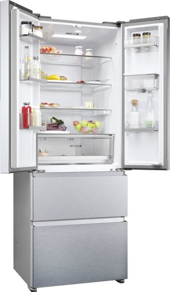 Haier Frigorifero Americano Side By Side No Frost Capacit 444 Litri Classe E colore Argento - HFR5719EWM