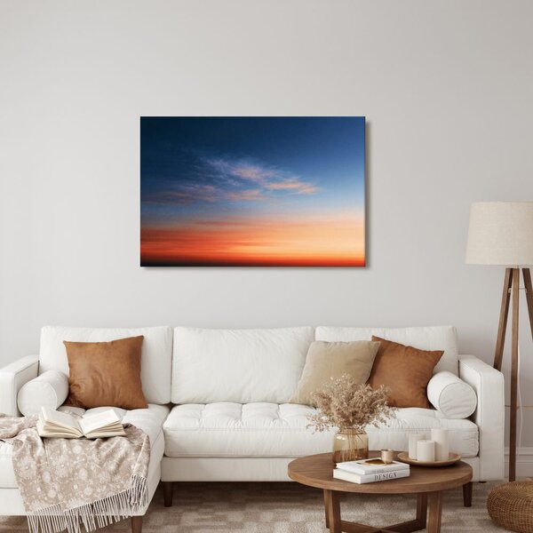 Quadro su tela – Tramonto sotto le nuvole