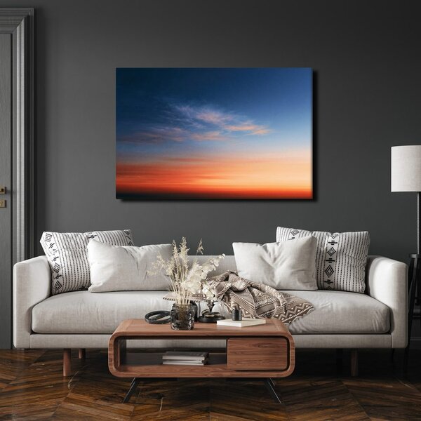 Quadro su tela – Tramonto sotto le nuvole
