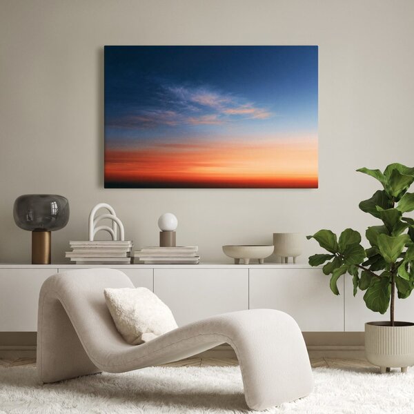 Quadro su tela – Tramonto sotto le nuvole