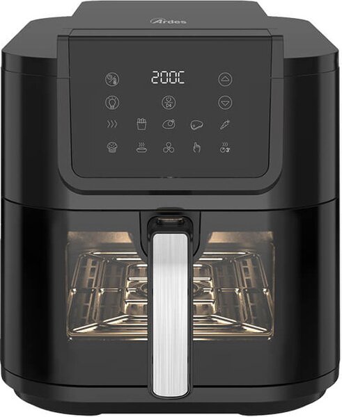 Ardes Friggitrice ad Aria Capacit 8 Litri Potenza 1700 Watt Temperatura Max 200 C con 10 Programmi di Cottura - ARFRYA08LV
