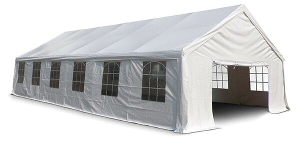 Tendostruttura Impermeabile 6x12m con 12 Finestre Telo in PVC Taddei Maxi