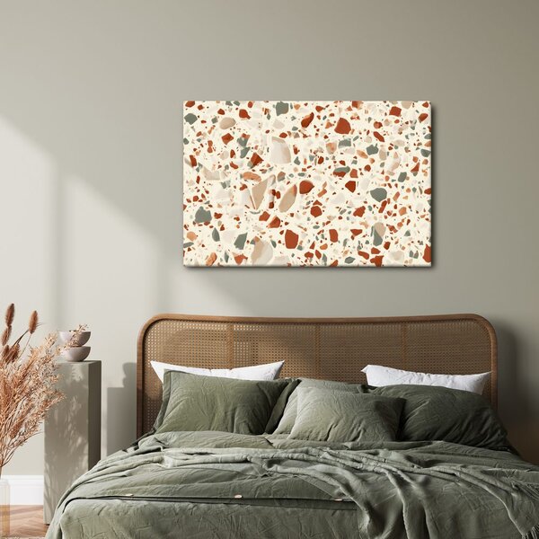 Quadro su tela – Delicato terrazzo a mosaico