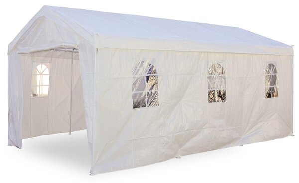 Tendostruttura 4x8m in Metallo Morel Garage Bianco