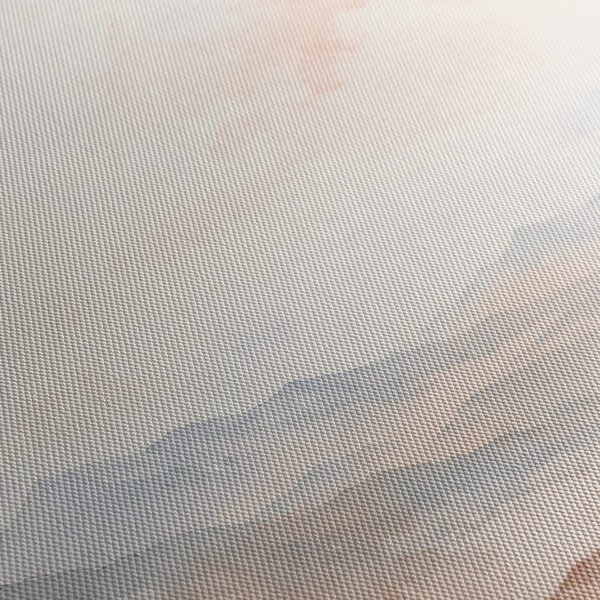 Quadro su tela – Silenzio montano ad acquerello nella nebbia