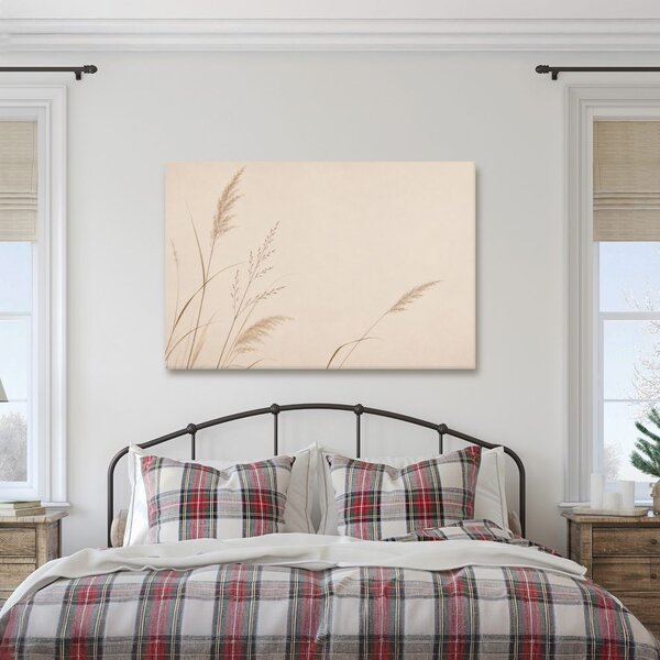 Quadro su tela – Erbe delicate nei toni beige