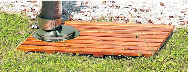 Pedana Piatto Doccia in Legno 120x80cm ATI Docce